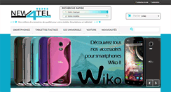 Desktop Screenshot of new4tel.com